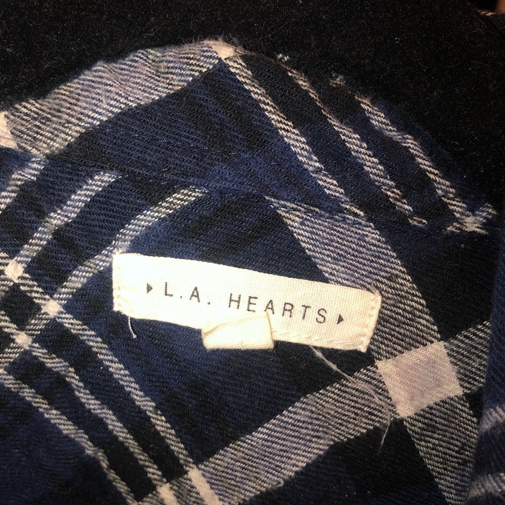 Blue pacsun flannel